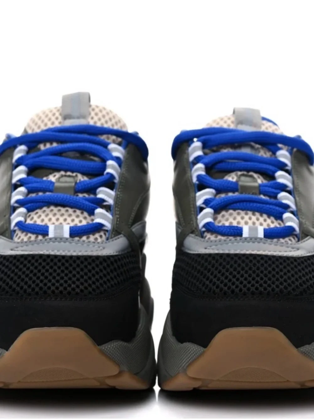 NEW! MEN’s CHRISTIAN DIOR Technical Mesh Calfskin Mens B22 Sneakers US 7